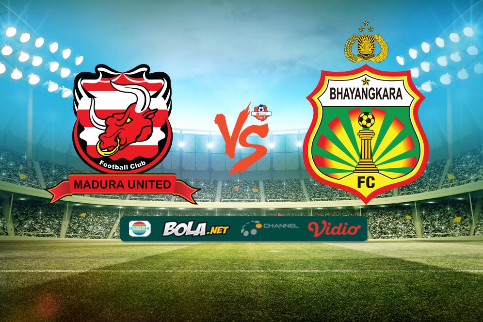 Hasil Pertandingan Madura United vs Bhayangkara FC: Skor 1-2