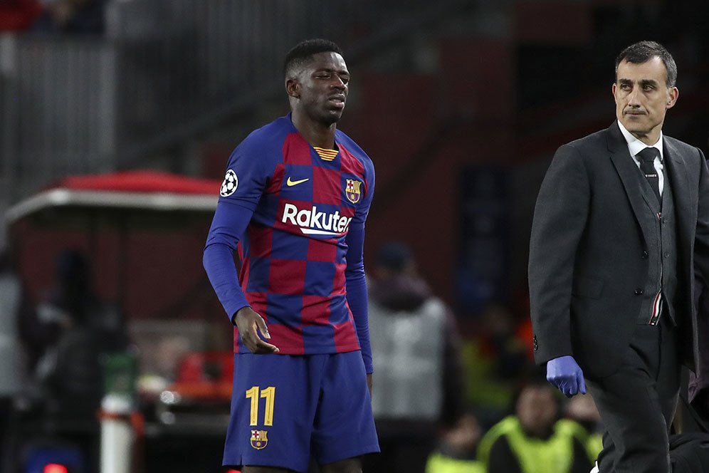Meski Doyan Cedera, Ousmane Dembele Masih Dipercaya Barcelona Meski Doyan Cedera, Ousmane Dembele Masih Dipercaya Barcelona