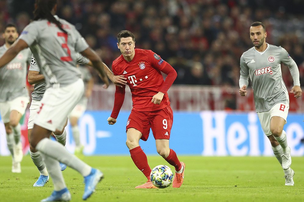 Statistik Laga Bayern Munchen vs Olympiakos: Lewandoski Samai Torehan Ronaldo dan Messi Statistik Laga Bayern Munchen vs Olympiakos: Lewandoski Samai Torehan Ronaldo dan Messi