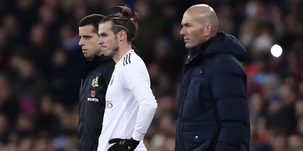Gareth Bale dan Zinedine Zidane (c) AP Photo