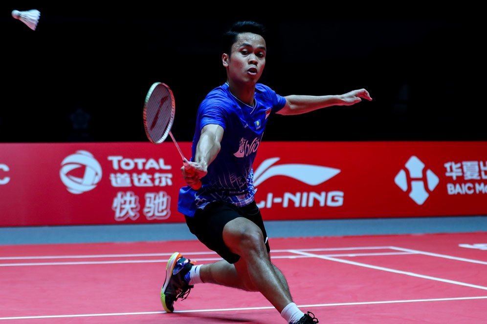 Anthony Ginting Lega Lolos ke Semifinal BWF World Tour Finals 2019 Anthony Ginting Lega Lolos ke Semifinal BWF World Tour Finals 2019