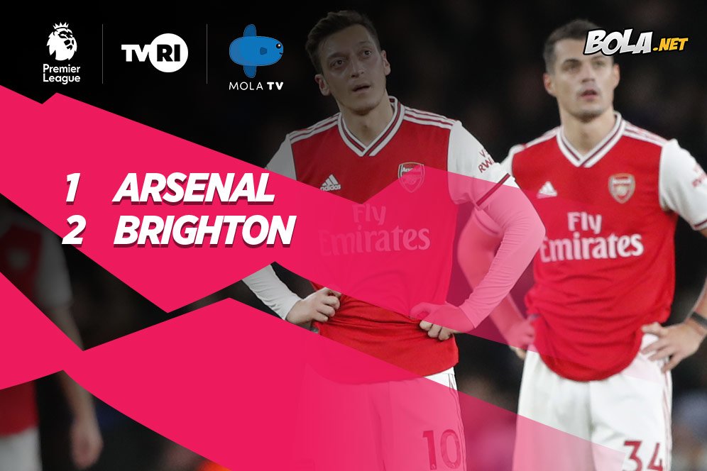 Hasil Pertandingan Arsenal vs Brighton: Skor 1-2 Hasil Pertandingan Arsenal vs Brighton: Skor 1-2
