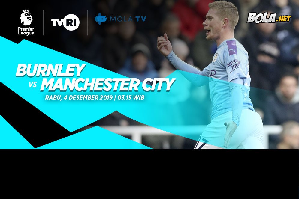 Live Streaming Burnley vs Manchester City di Mola TV