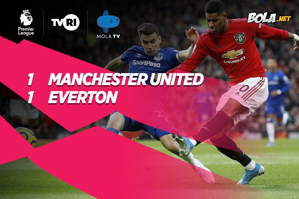 Hasil Pertandingan Manchester United vs Everton: Skor 1-1 Hasil Pertandingan Manchester United vs Everton: Skor 1-1