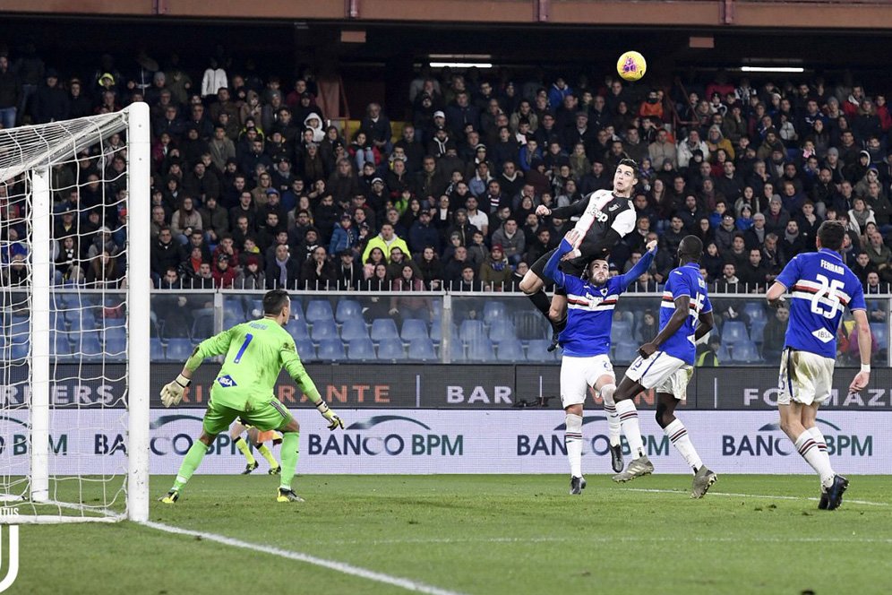 Hasil Pertandingan Sampdoria vs Juventus: Skor 1-2