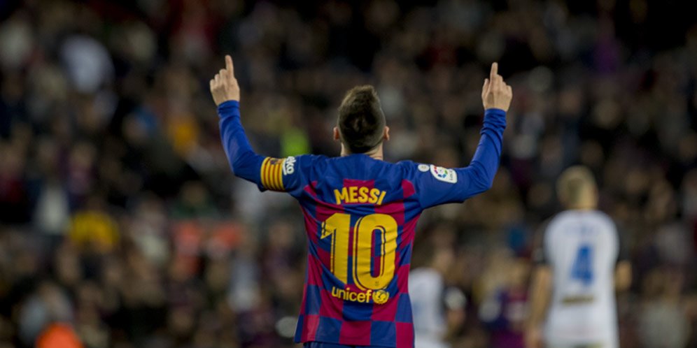 Bintang Barcelona, Lionel Messi (c) AP Photo