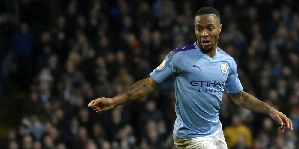 Penyerang Manchester City, Raheem Sterling (c) AP Photo