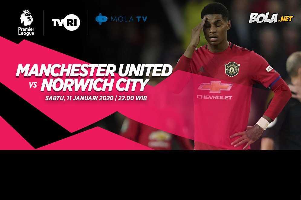 Data dan Fakta Premier League: Manchester United vs Norwich City Data dan Fakta Premier League: Manchester United vs Norwich City