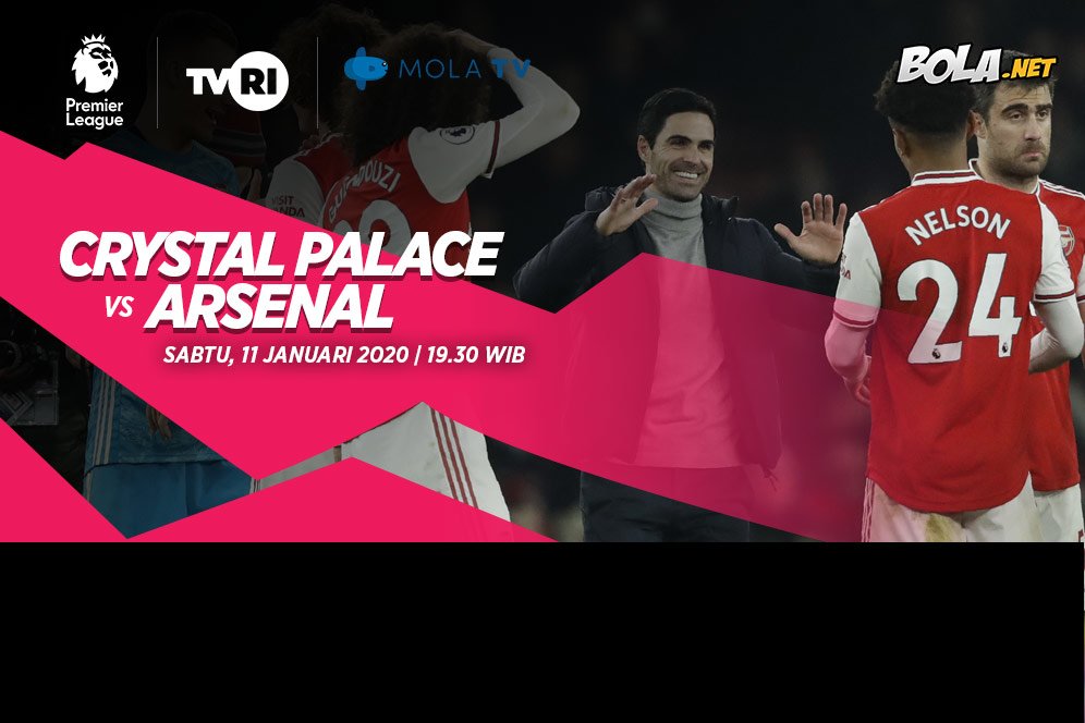 Data dan Fakta Premier League: Crystal Palace vs Arsenal Data dan Fakta Premier League: Crystal Palace vs Arsenal