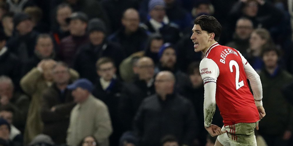 Bek kanan Arsenal, Hector Bellerin (c) AP Photo