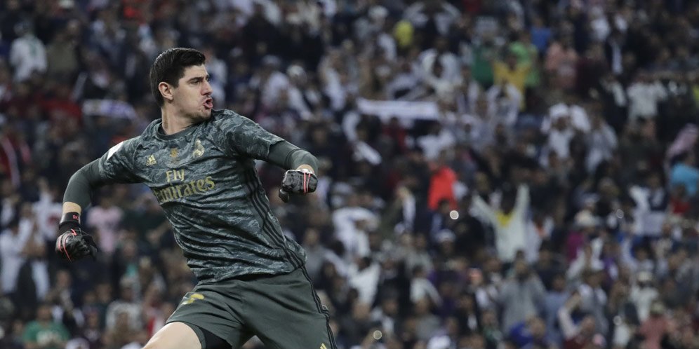 Kiper Real Madrid, Thibaut Courtois (c) AP Photo