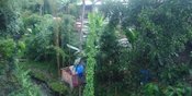 Hujan Deras, Bonek Bertahan di Sekitar Stadion Soeprijadi Hujan Deras, Bonek Bertahan di Sekitar Stadion Soeprijadi