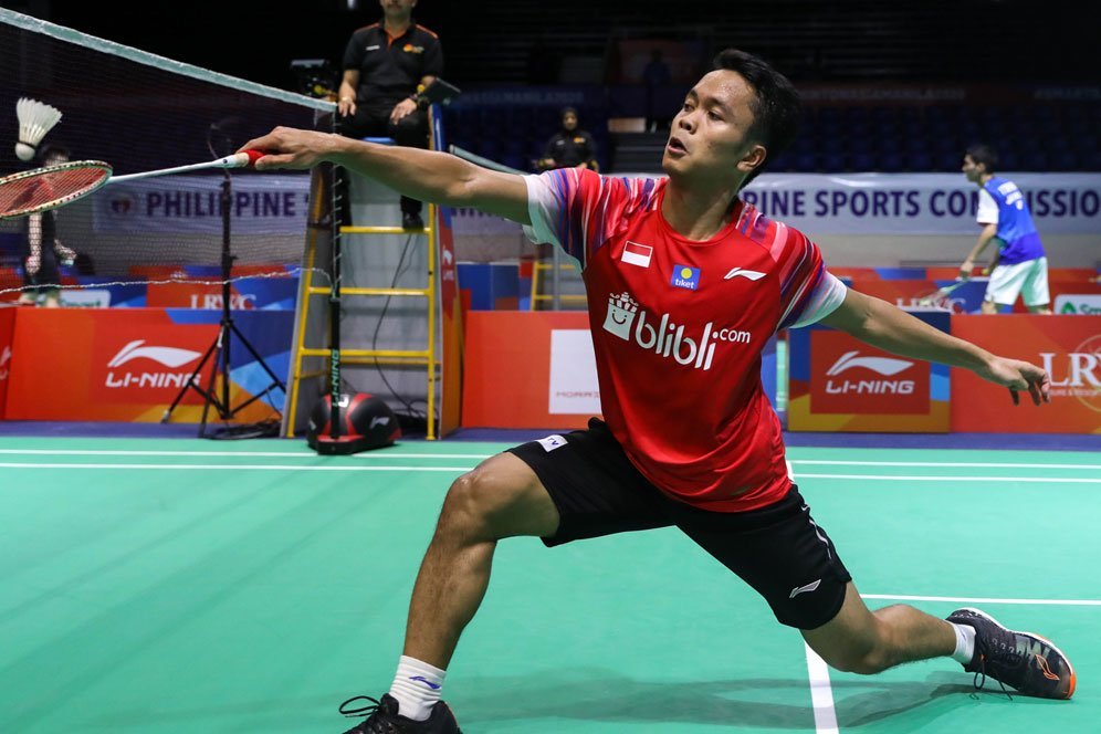 Bekuk Tunggal Putra Filipina, Anthony Ginting Bawa Indonesia Unggul 1-0 Bekuk Tunggal Putra Filipina, Anthony Ginting Bawa Indonesia Unggul 1-0