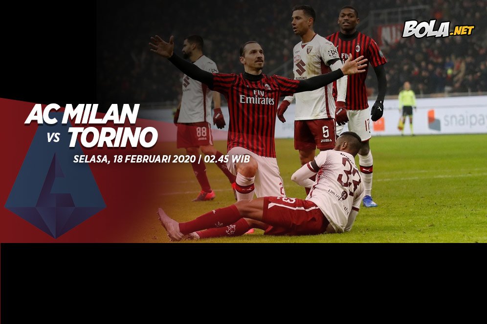 Data dan Fakta Serie A: AC Milan vs Torino Data dan Fakta Serie A: AC Milan vs Torino