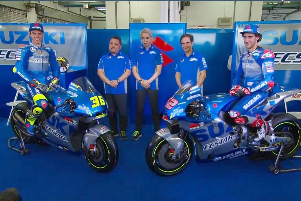Suzuki Ecstar Diluncurkan, Pamer Corak Baru untuk MotoGP 2020 Suzuki Ecstar Diluncurkan, Pamer Corak Baru untuk MotoGP 2020