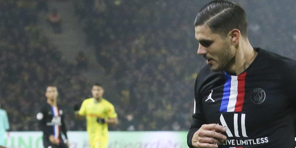 Striker PSG, Mauro Icardi (c) AP Photo