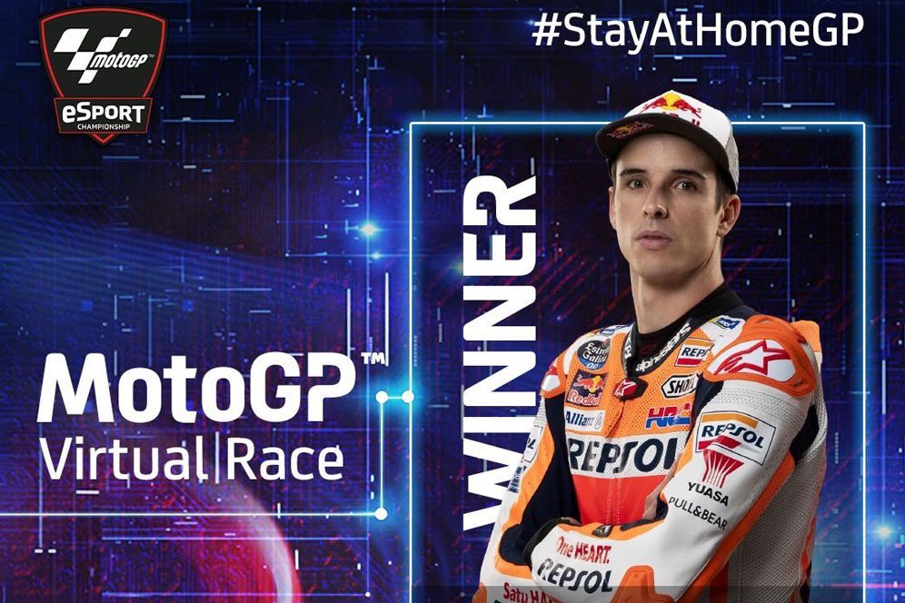 Alex Marquez Bekuk Sang Kakak, Rossi Naik Podium di MotoGP Virtual Race Misano 2020 Alex Marquez Bekuk Sang Kakak, Rossi Naik Podium di MotoGP Virtual Race Misano 2020