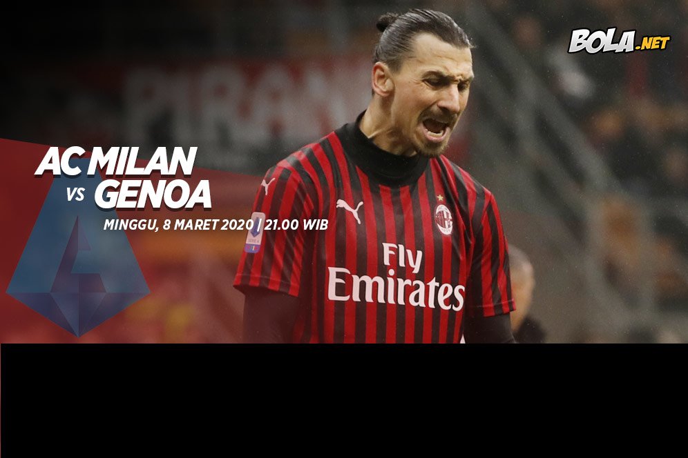 Data dan Fakta Serie A: AC Milan vs Genoa Data dan Fakta Serie A: AC Milan vs Genoa