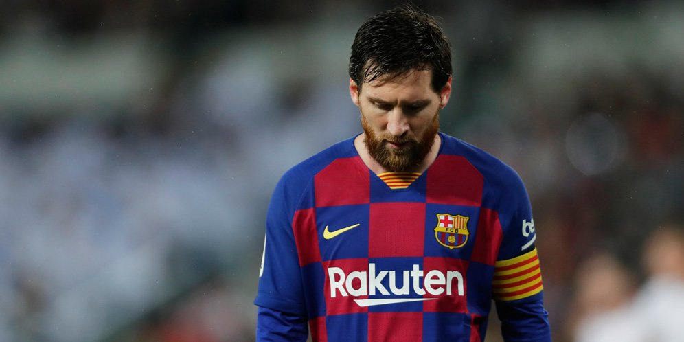 Kapten Barcelona, Lionel Messi. (c) AP Photo