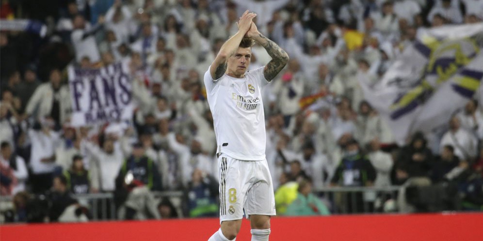 Gelandang Real Madrid Toni Kroos (c) AP Photo