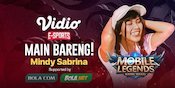 Yuk Tonton Live Streaming 3 Jam Mabar Mobile Legends: Bang Bang Bersama Mindy Sabrina di Vidio.com Yuk Tonton Live Streaming 3 Jam Mabar Mobile Legends: Bang Bang Bersama Mindy Sabrina di Vidio.com