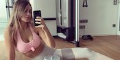 Kekasih James Rodriguez, Shannon De Lima Dalam Balutan Busana Fitness Ketat