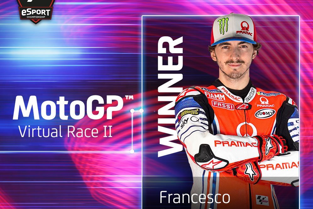 Pecco Bagnaia Tak Menyangka Menangi MotoGP Virtual Race Pecco Bagnaia Tak Menyangka Menangi MotoGP Virtual Race