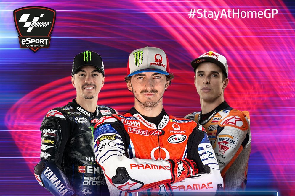 Video: Kalahkan Rossi-Marquez, Bagnaia Menangi MotoGP Virtual Race Video: Kalahkan Rossi-Marquez, Bagnaia Menangi MotoGP Virtual Race