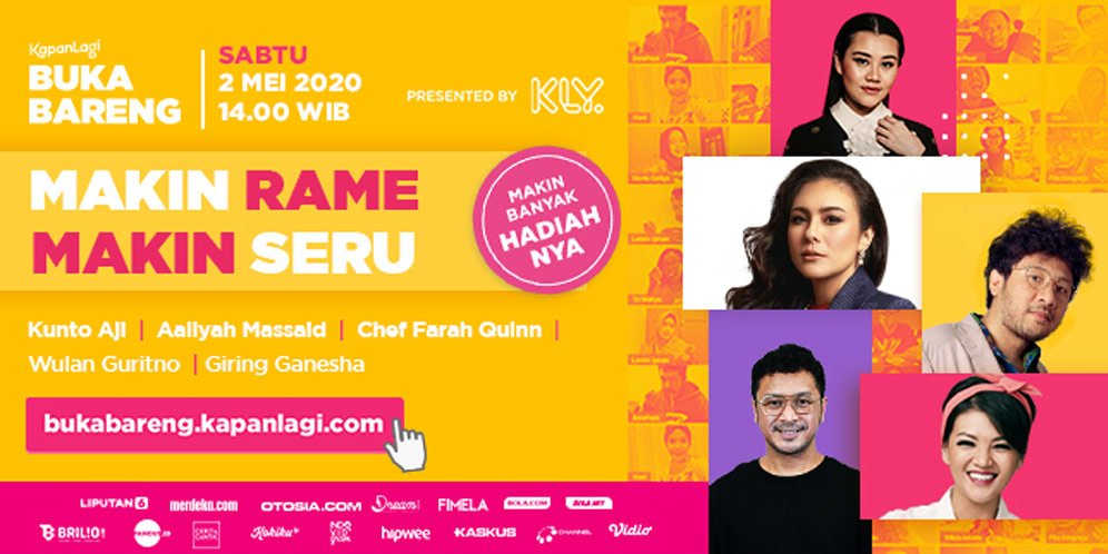 Kapanlagi Buka Bareng Edisi Kedua, 2 Mei 2020 (c) Kapanlagi Youniverse