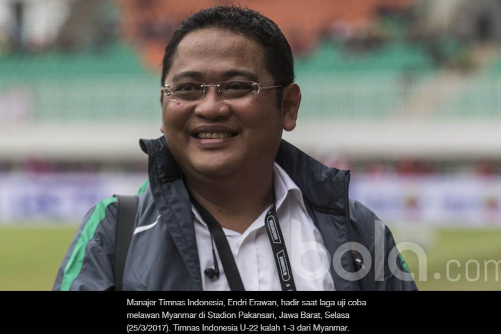 PSSI Tunjuk Endri Erawan Jadi Manajer Timnas Indonesia di Kualifikasi Piala Dunia 2022 PSSI Tunjuk Endri Erawan Jadi Manajer Timnas Indonesia di Kualifikasi Piala Dunia 2022