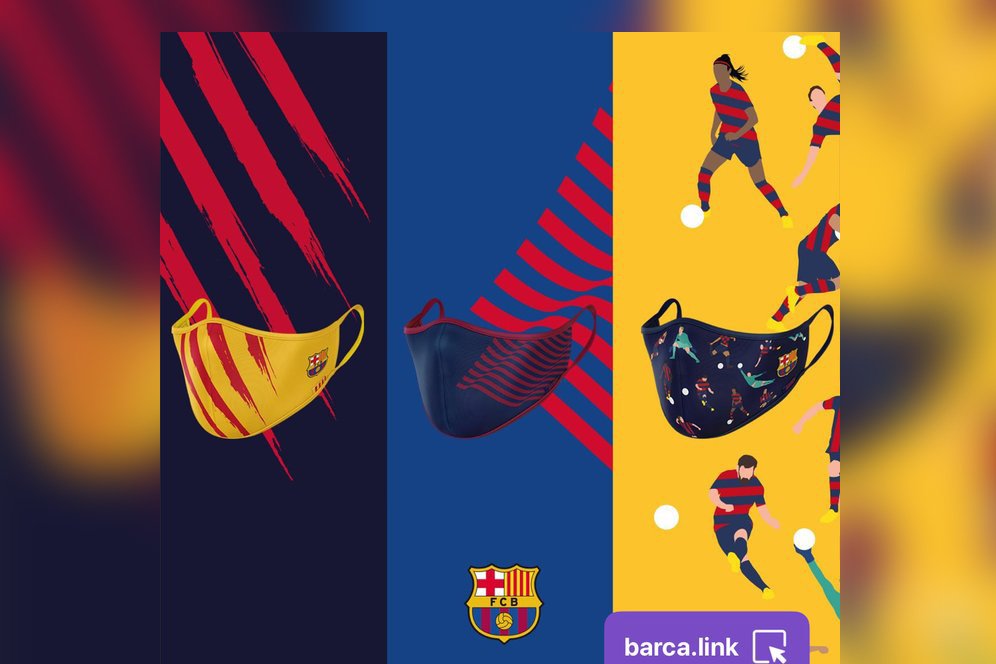 Barcelona Mulai Jual Masker, Cuma Rp290 Ribu!