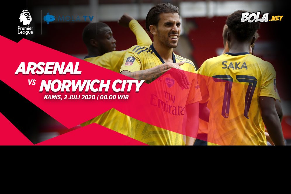 Prediksi Arsenal vs Norwich City 2 Juli 2020 Prediksi Arsenal vs Norwich City 2 Juli 2020