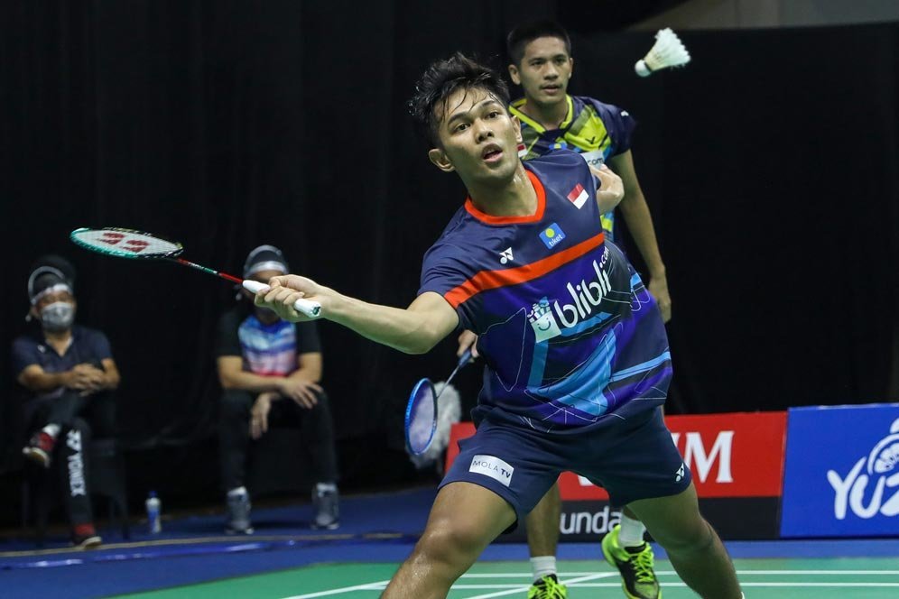 Fajar/Yeremia Tekad Lawan Kevin/Reza di PBSI Home Tournament Fajar/Yeremia Tekad Lawan Kevin/Reza di PBSI Home Tournament