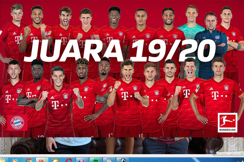 Bayern Munchen Juara Bundesliga 2019-20 Bayern Munchen Juara Bundesliga 2019-20