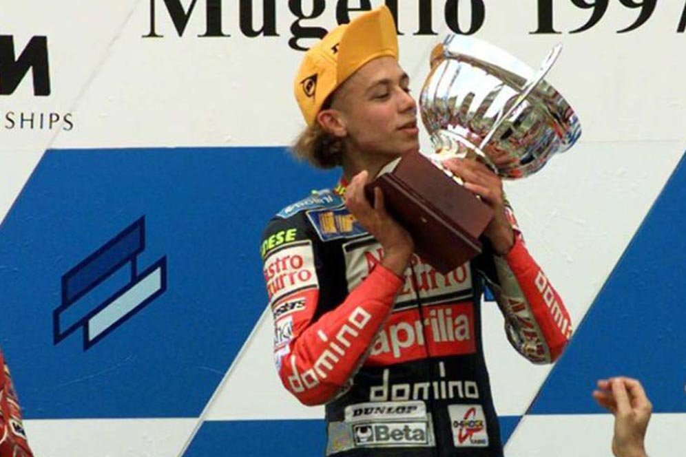 Kocak, Loris Capirossi Kenang Iklan Jadul Aprilia Bareng Valentino Rossi
