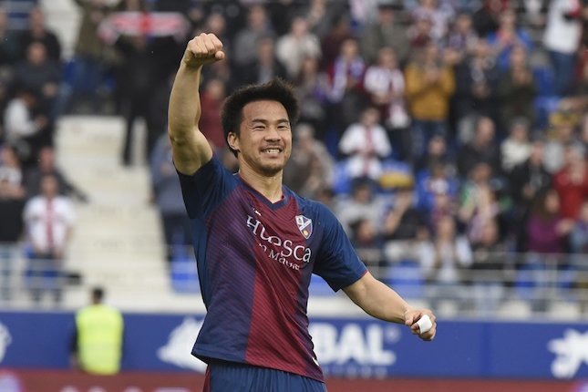 Shinji Okazaki (SD Huesca) Shinji Okazaki (SD Huesca)