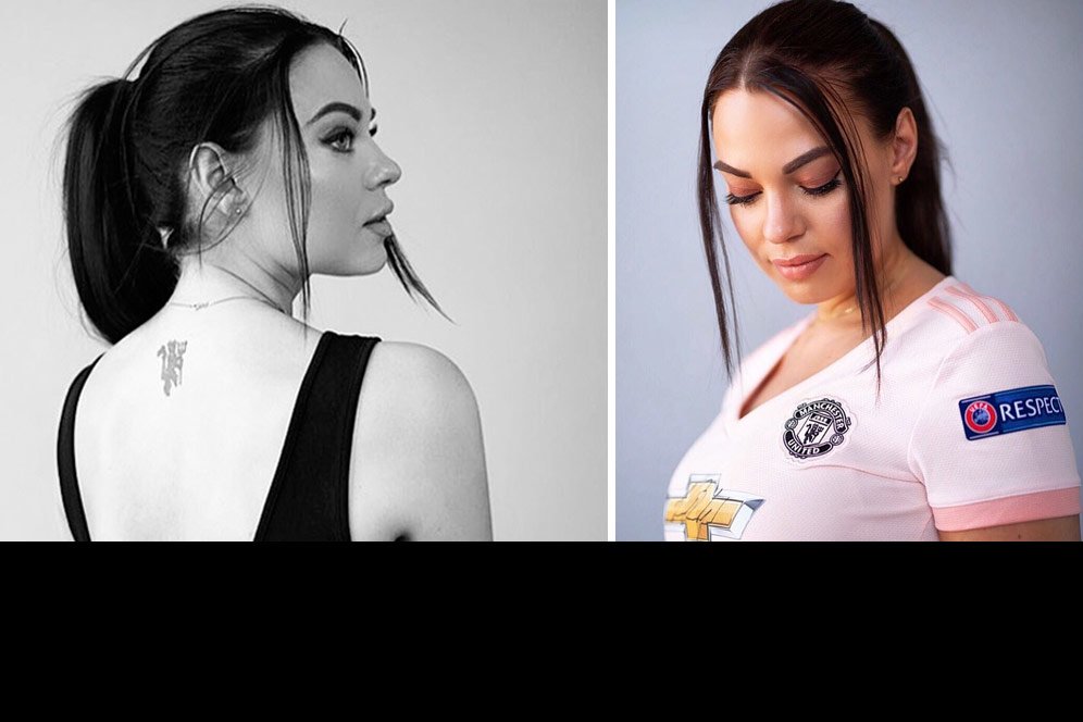 Ann Mari Olsen: Die-hard Fan Seksi MU dengan Tato 'Red Devil' di Punggung Ann Mari Olsen: Die-hard Fan Seksi MU dengan Tato 'Red Devil' di Punggung