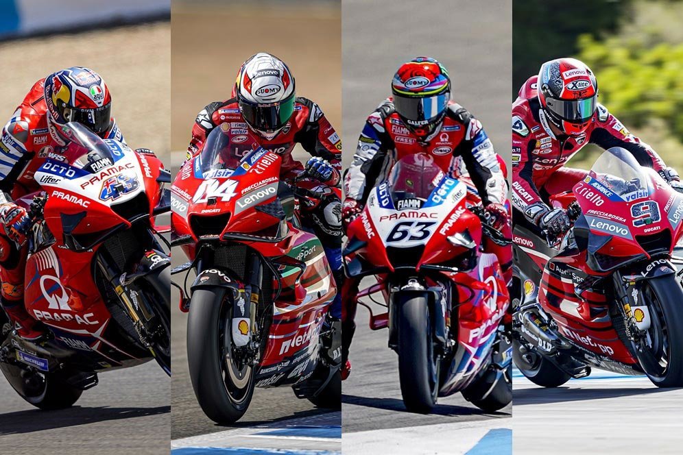 Ducati yang Tertukar: Dovizioso-Petrucci Justru Belajar dari Bagnaia-Miller Ducati yang Tertukar: Dovizioso-Petrucci Justru Belajar dari Bagnaia-Miller