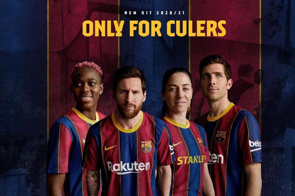 Barcelona Rilis Jersey Kandang Terbaru, Netizen: Kok Mirip Crystal Palace? Barcelona Rilis Jersey Kandang Terbaru, Netizen: Kok Mirip Crystal Palace?