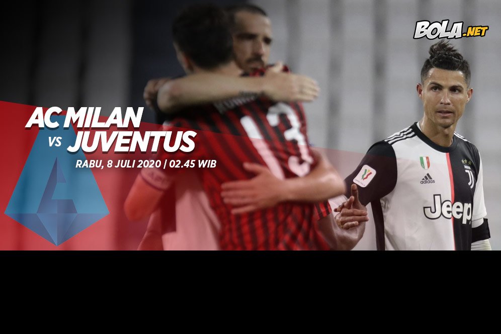 Data dan Fakta Serie A: AC Milan vs Juventus