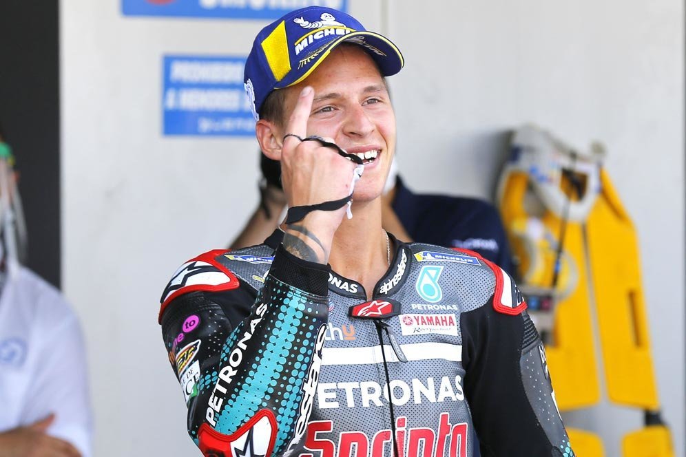 Fabio Quartararo Akui Kikuk Menang Tanpa Penonton di MotoGP Jerez Fabio Quartararo Akui Kikuk Menang Tanpa Penonton di MotoGP Jerez