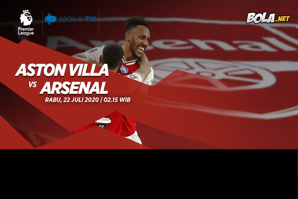 Data dan Fakta Premier League: Aston Villa vs Arsenal Data dan Fakta Premier League: Aston Villa vs Arsenal