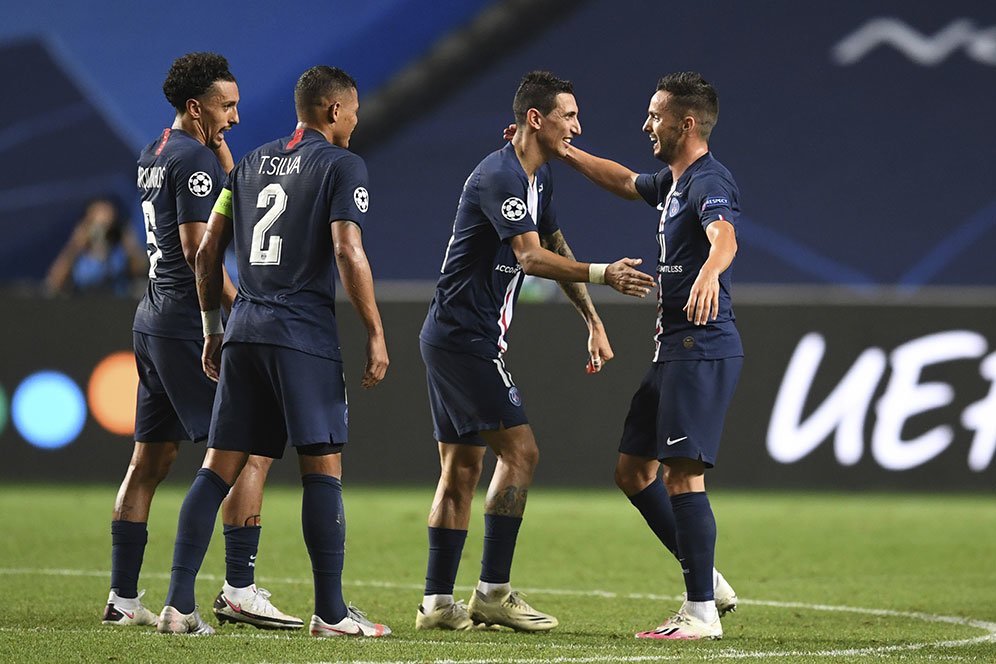 Reaksi Pemain PSG Setelah Lolos ke Final Liga Champions Reaksi Pemain PSG Setelah Lolos ke Final Liga Champions