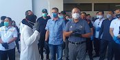 Sambangi Stadion GBT, Menpora Optimistis Renovasi Sesuai Target Sambangi Stadion GBT, Menpora Optimistis Renovasi Sesuai Target