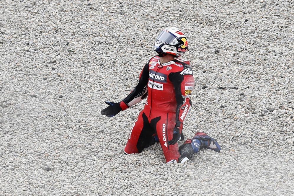 Gagal Finis, Andrea Dovizioso Ogah Salahkan Johann Zarco Gagal Finis, Andrea Dovizioso Ogah Salahkan Johann Zarco