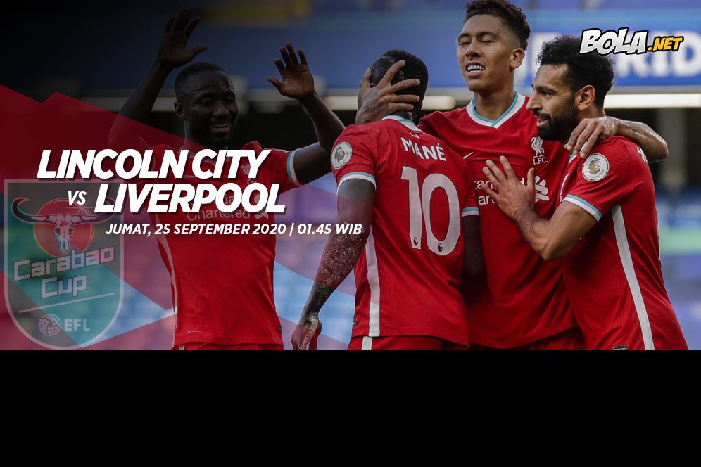 Prediksi Lincoln City vs Liverpool 25 September 2020
