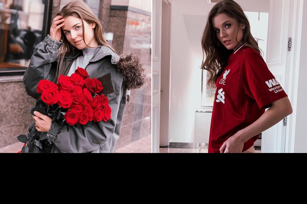Si Cantik Maria, Fan Liverpool dari Ukraina Si Cantik Maria, Fan Liverpool dari Ukraina