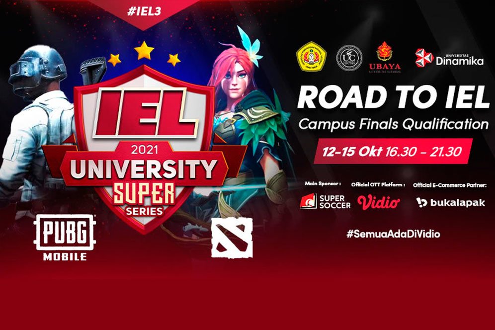 Jadwal Live Streaming Final Kualifikasi IEL University Super Series 2021 di Vidio Jadwal Live Streaming Final Kualifikasi IEL University Super Series 2021 di Vidio