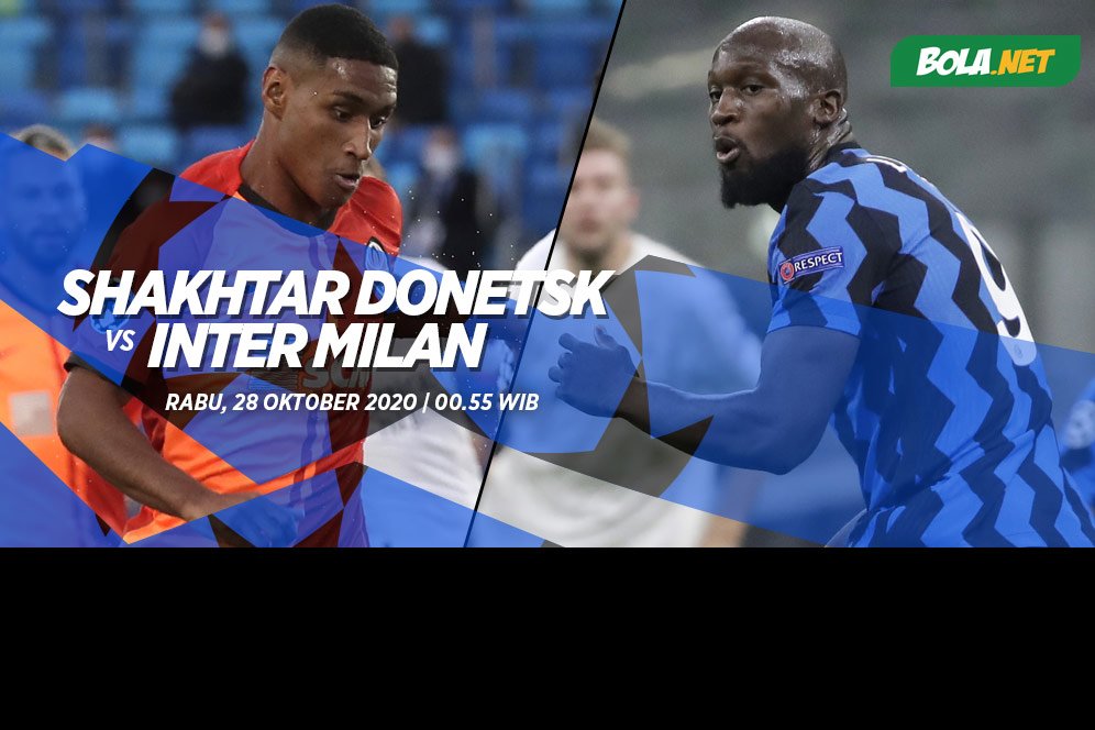 Data dan Fakta Liga Champions: Shakhtar Donetsk vs Inter Milan