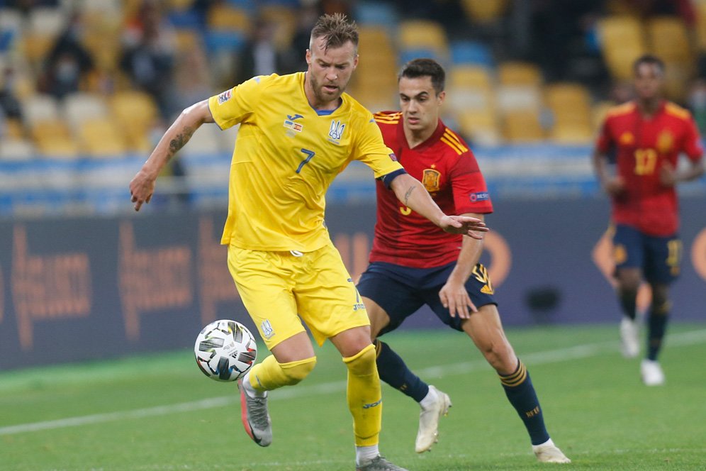 Man of the Match Ukraina vs Spanyol: Andriy Yarmolenko Man of the Match Ukraina vs Spanyol: Andriy Yarmolenko